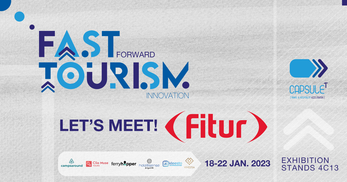 CapsuleT @ FITUR 2023 | We participate with 6 startups together with GNTO!