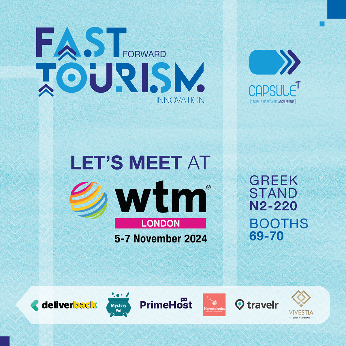 WTM 2024 | Joining Forces Again with GNTO & 6 Greek Tourism Startups!
