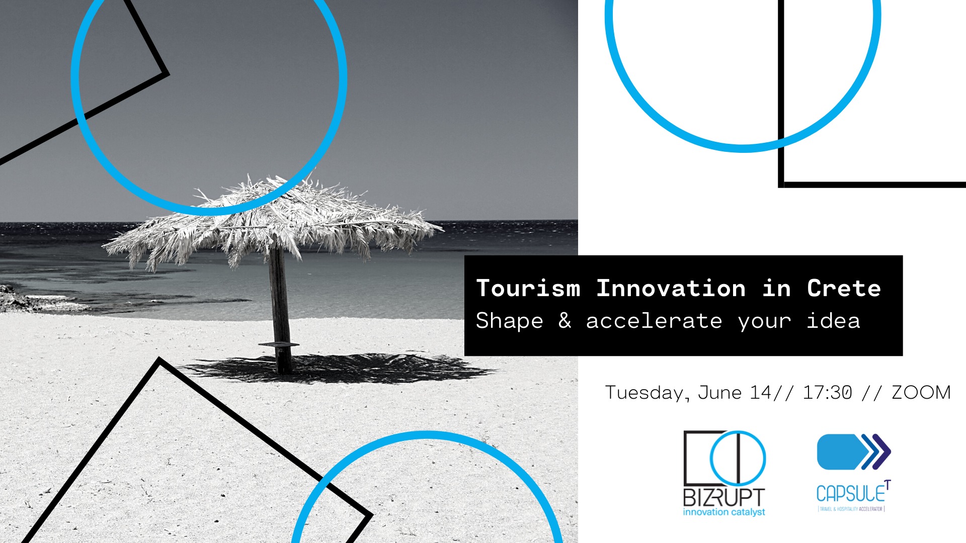 Tourism Innovation in Crete online event by CapsuleT & Bizrupt Lab